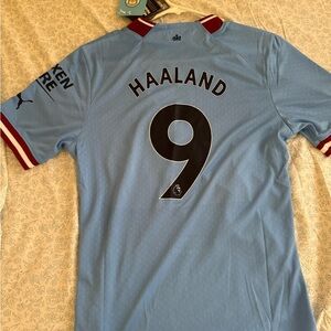 Earling haaland Manchester city jersey
